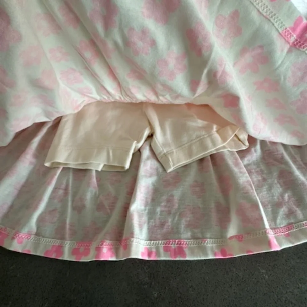 NWT-3 Girl 4T Old Navy Cotton Skirt/Skorts Pink, Yellow, Pink Flower
